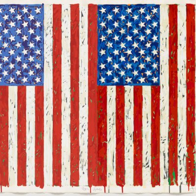 Flags I, (1973), Jasper Johns.