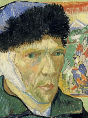 Self-Portrait with Bandaged Ear, 1889, Vincent van Gogh