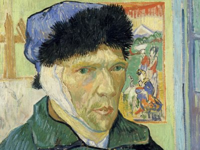 Self-Portrait with Bandaged Ear, 1889, Vincent van Gogh