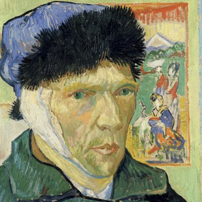 Self-Portrait with Bandaged Ear, 1889, Vincent van Gogh
