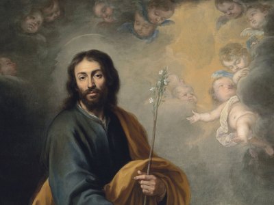 St Joseph and the Christ Child (c. 1655-60), Bartolomé Esteban Murillo. Christie’s London (£3m–£5m)