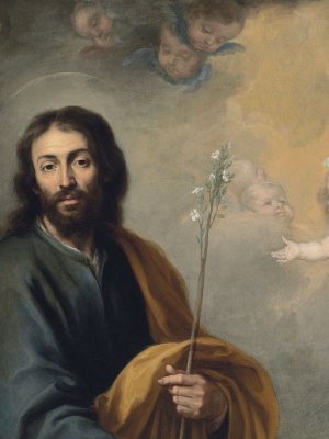 Self-Portrait (detail; c. 1650–55), Bartolomé Esteban Murillo. © The Frick Collection