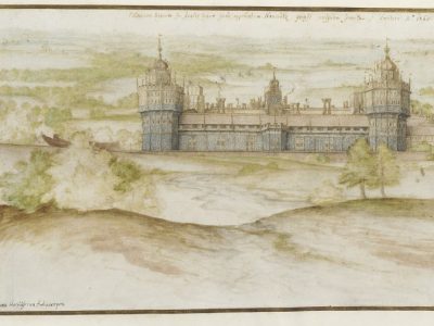 Nonsuch Palace (1568), Joris Hoefnagel. © Victoria and Albert Museum, London