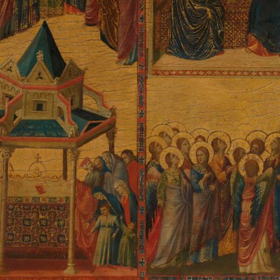 Scenes from the Lives of the Virgin and other Saints, (c. 1300-05), Giovanni da Rimini.