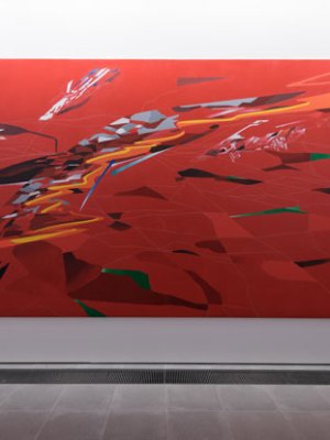 Zaha Hadid, Installation view, Serpentine Sackler Gallery, London (8 December 2016–12 February 2017) © Zaha Hadid Foundation. Image © 2016 Hugo Glendinning
