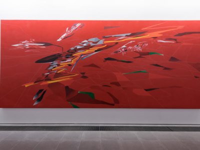 Zaha Hadid, Installation view, Serpentine Sackler Gallery, London (8 December 2016–12 February 2017) © Zaha Hadid Foundation. Image © 2016 Hugo Glendinning