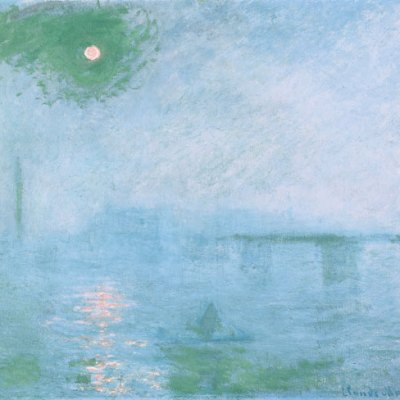 Charing Cross Bridge: Fog on the Thames (1903), Claude Monet. © President and Fellows of Harvard College