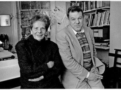 Eva and Thomas Neurath, London, 1982. Photo: Michael Woods