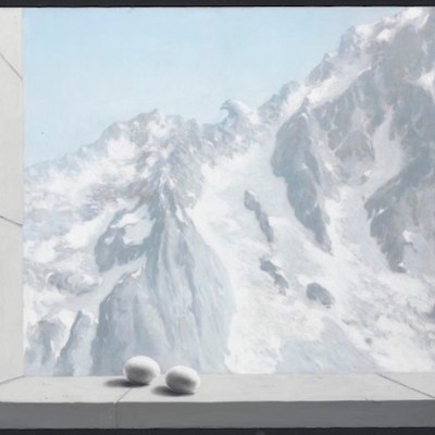 Le domaine d'Arnheim (1938), René Magritte. Christie's Images Ltd. 2016 (£6,500,000-9,500,000)