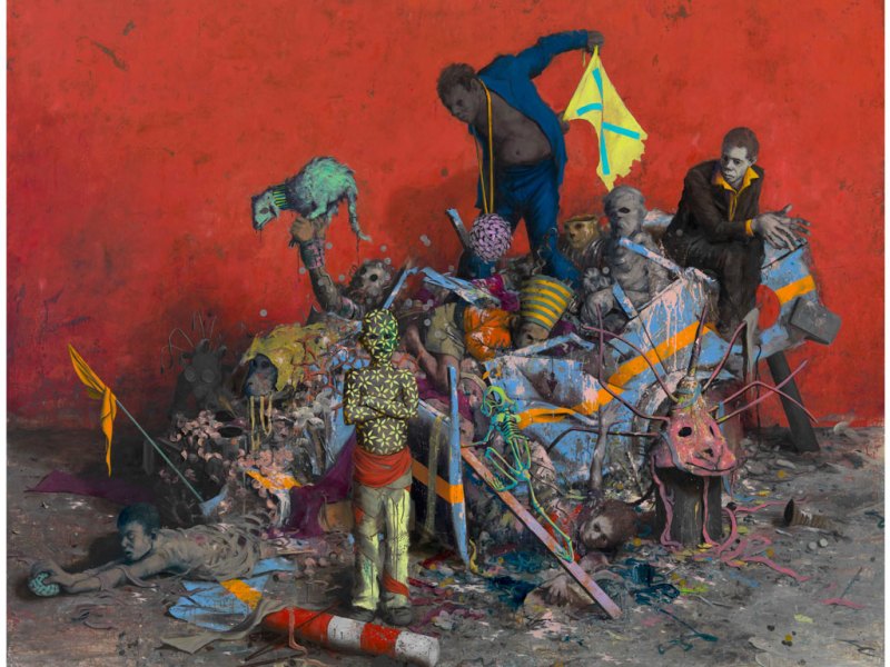 Stückfrass (2013), Jonas Burgert. Courtesy the artist and Blain|Southern. Photo: Lepkowski Studios