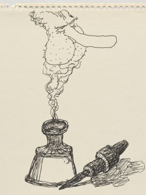 Untitled (1971), Philip Guston. Image © The Estate of Philip Guston. Courtesy Hauser & Wirth