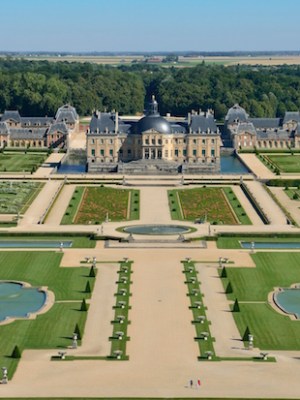 Vaux-le-Vicomte, designed for Nicolas Fouquet by the architect Louis Le Vau and the garden designer André Le Nôtre in the mid 17th century.