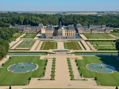 Vaux-le-Vicomte, designed for Nicolas Fouquet by the architect Louis Le Vau and the garden designer André Le Nôtre in the mid 17th century.