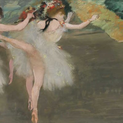 Danseuses en blanc (c. 1878), Edgar Degas. Courtesy Sotheby's