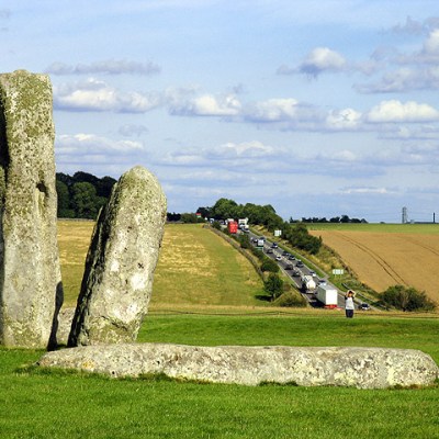 Stonehenge and the A303. Pam Brophy