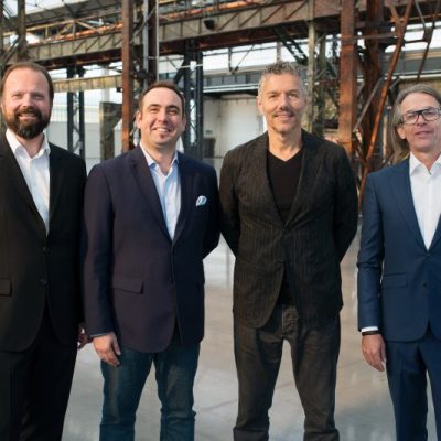 Art Dusseldorf new co-owners Walter Gehlen, Marco Fazzone, Rene Kamm, Andreas Lohaus.