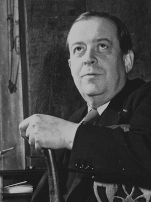 The Finnish art historian Tancred Borenius (1885–1948), photographed in his office in 1940. Photo: William Vandivert/Getty Images