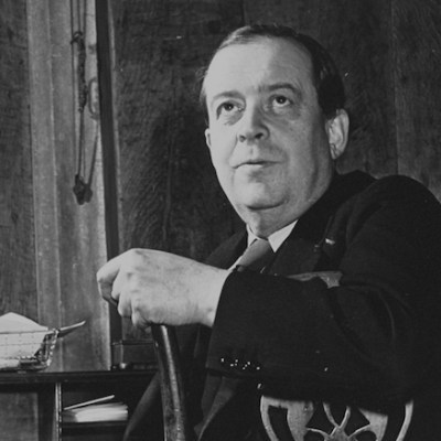 The Finnish art historian Tancred Borenius (1885–1948), photographed in his office in 1940. Photo: William Vandivert/Getty Images