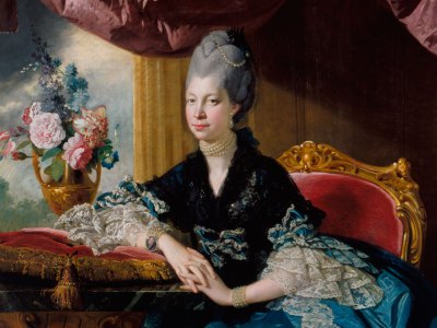 Queen Charlotte (1771), Johan Joseph Zoffany. Royal Collection Trust, UK, © Her Majesty Queen Elizabeth II 2016
