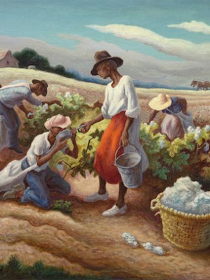 Cotton Pickers (1945), Thomas Hart Benton. © Benton Testamentary Trusts/UMB Bank Trustee/VAGA, NY/DACS, London