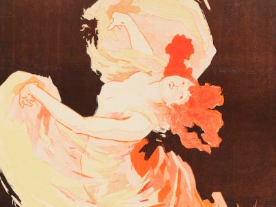Detail of Folies-Bergère, La Loïe Fuller (1893), Jules Chéret.