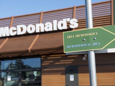 The McDonald's branch in Marino, Lazio