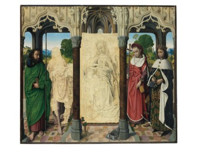 Virgin and Child with Saints (c. 1472), attributed to Hugo van der Goes