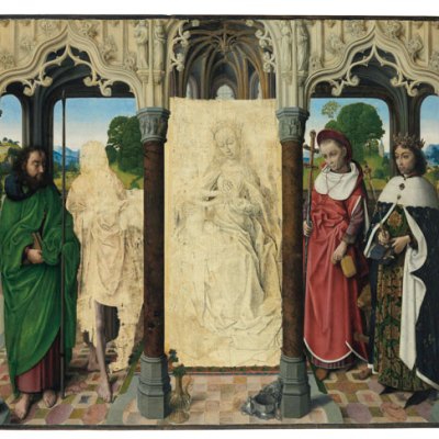 Virgin and Child with Saints (c. 1472), attributed to Hugo van der Goes