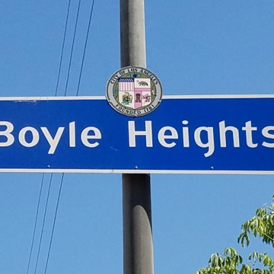 Boyle Heights, Los Angeles, California. Debates about gentrification have flared up in the area in recent years, with galleries becoming a focus of local criticism