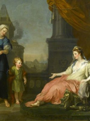Moses Brought Before Pharoah's Daughter, , (1746), William Hogarth, The Foundling Museum