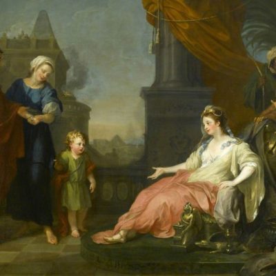 Moses Brought Before Pharoah's Daughter, , (1746), William Hogarth, The Foundling Museum