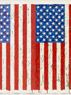 Flags I (1973), Jasper Johns. © Jasper Johns/VAGA, New York/DACS, London 2016. © Tom Powel Imaging.