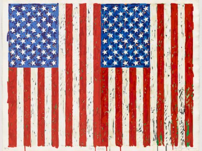 Flags I (1973), Jasper Johns. © Jasper Johns/VAGA, New York/DACS, London 2016. © Tom Powel Imaging.