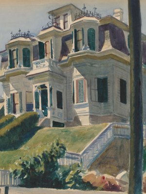 Haskell’s House (1924), Edward Hopper. National Gallery of Art, Gift of Herbert A. Goldstone, 1996.