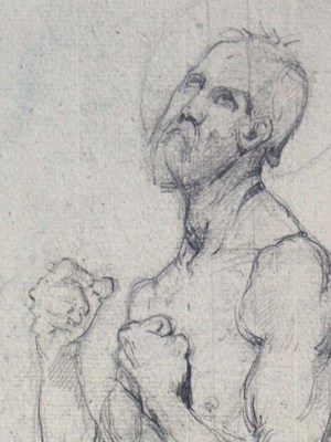 Saint Francis of Assisi (detail) (1842), Jean-Auguste-Dominique Ingres. Galerie de Bayser, €40,000