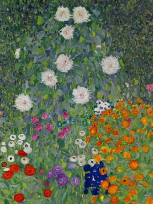 Bauerngarten (Blumengarten) (detail; 1907), Gustav Klimt. Sotheby's London, £48m