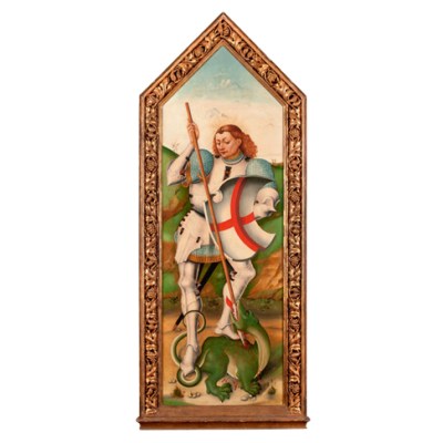 St George and the Dragon (late 15th century), Jorge Inglés. Mullany Haute Epoque Fine Art, price on application