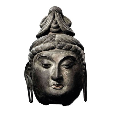 Head of Avalokiteshvara, Tang dynasty (618–906), dry lacquer, ht 67.8cm. Sotheby’s Hong Kong, estimate: HK$18m–HK$25m