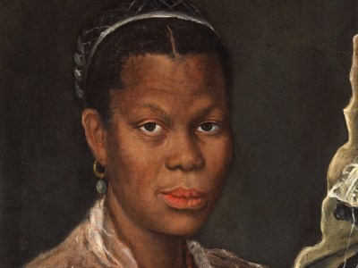 Portrait of an African woman holding a clock (detail) (c. 1585), Annibale Carracci. Tomasso Brothers, around £1m