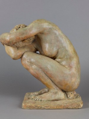 Femme accroupie (c. 1884–85), Camille Claudel. Musée Camille Claudel, Nogent-sur-Seine. Photo: Marco Illuminati; © Musée Camille Claudel