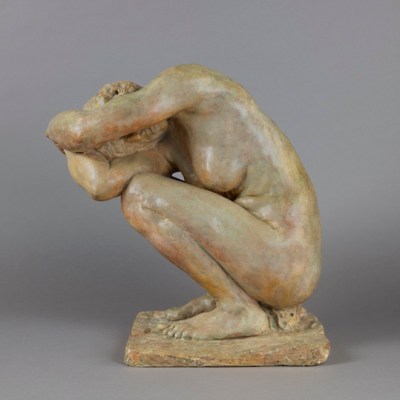 Femme accroupie (c. 1884–85), Camille Claudel. Musée Camille Claudel, Nogent-sur-Seine. Photo: Marco Illuminati; © Musée Camille Claudel
