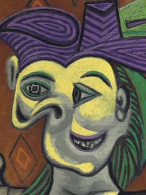 Femme assise, robe bleue (detail;1939), Pablo Picasso. Christie's New York, estimate: $35–$50m