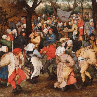 Wedding Dance in the Open Air (1607–14), Pieter Brueghel the Younger. Holburne Museum, Bath. Photo: Dominic Brown