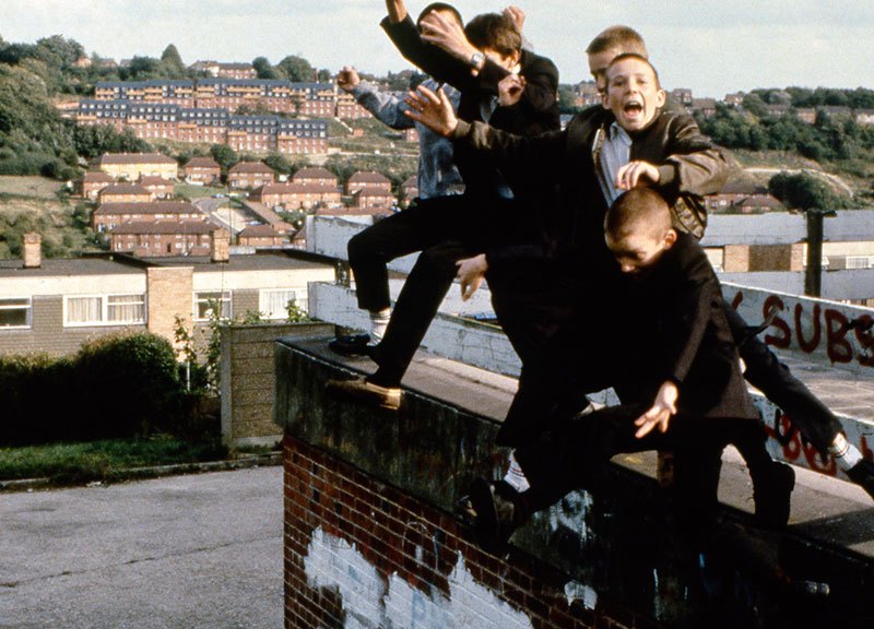 Jumping boys, High Wycombe (1980), Gavin Watson. Image courtesy Youth Club Archive