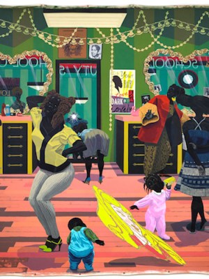 School of Beauty, School of Culture (2012), Kerry James Marshall. Birmingham Museum of Art. Photo: Sean Pathasema