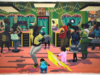 School of Beauty, School of Culture (2012), Kerry James Marshall. Birmingham Museum of Art. Photo: Sean Pathasema