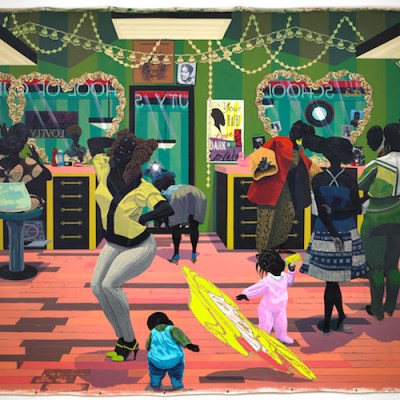 School of Beauty, School of Culture (2012), Kerry James Marshall. Birmingham Museum of Art. Photo: Sean Pathasema