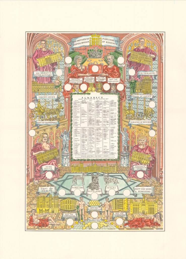 The Mother of Parliaments: Annual Division of Revenue, 2017, Adam Dant; © Adam Dant