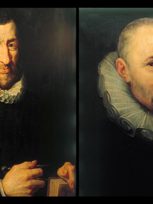 Portraits of Christophe Plantin (1616) and Jan I Moretus (1613/16) by Peter Paul Rubens, Plantin-Moretus Museum, Antwerp