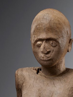 Detail of a female figure, 19th century, Lobi, Burkina Faso. Serge Schoffel at Cultures: The Worlds Arts Fair